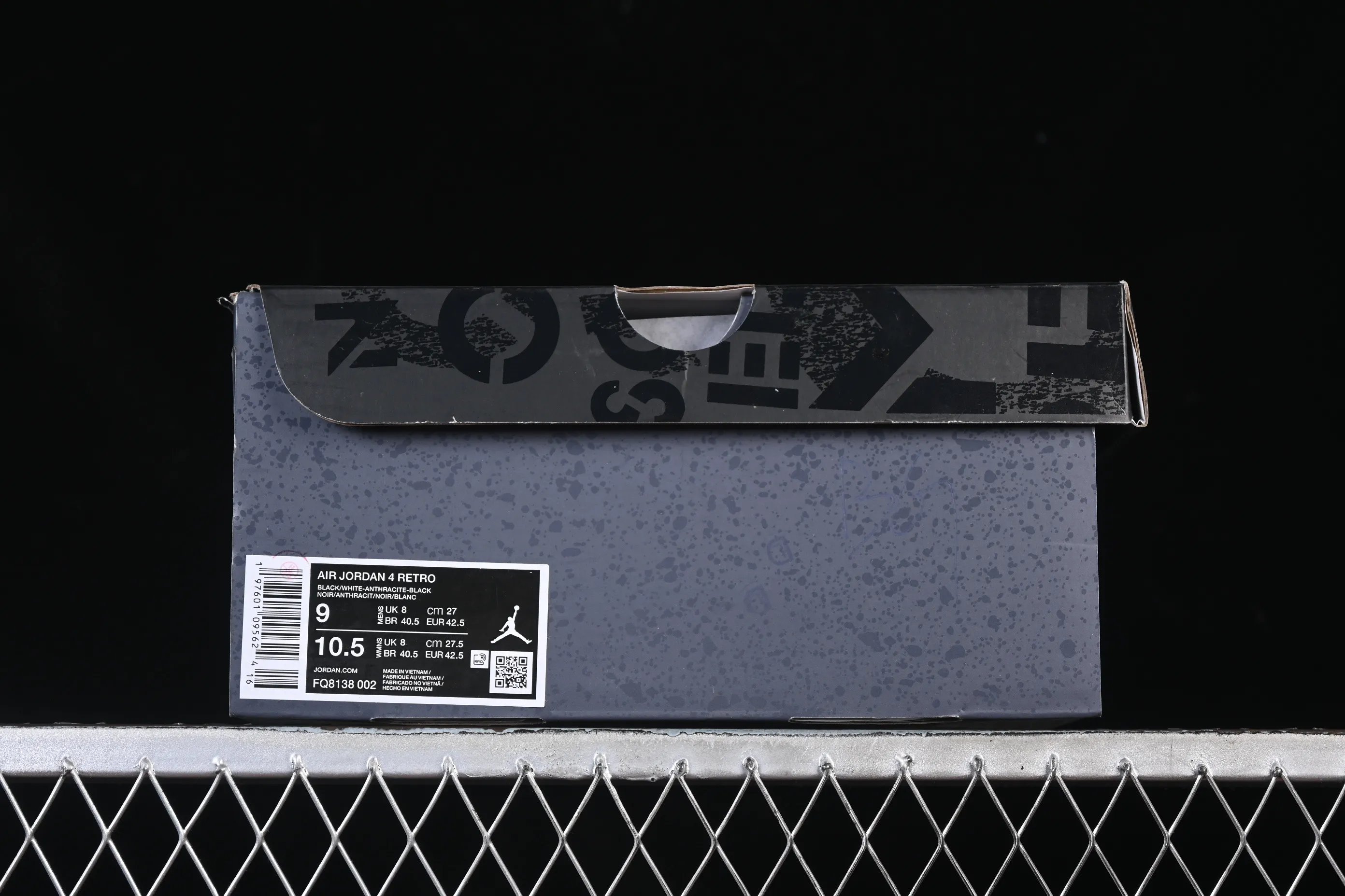 All categories Air Jordan Jordan series basketball shoes Air Jordan 4 OG version Air Jordan 4 "Fear" AJ4 Joe 4 fear suit replica basketball shoes FQ8138-002
